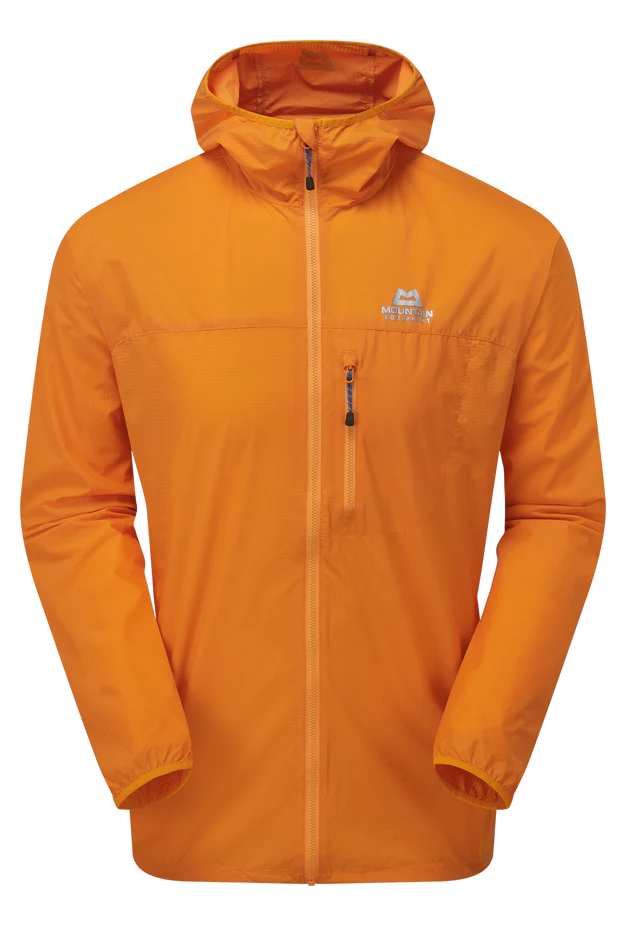 Mountain Equipment Men s Aerofoil Full Zip Jacket Orange M