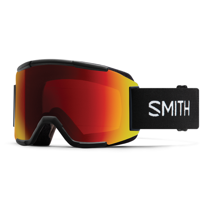 goggles smith squad Smith Squad Goggles Black / ChromaPop Sun Red Mirror